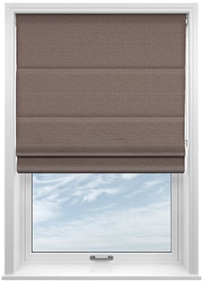 Geneva, Soft Umber - Roman Blind